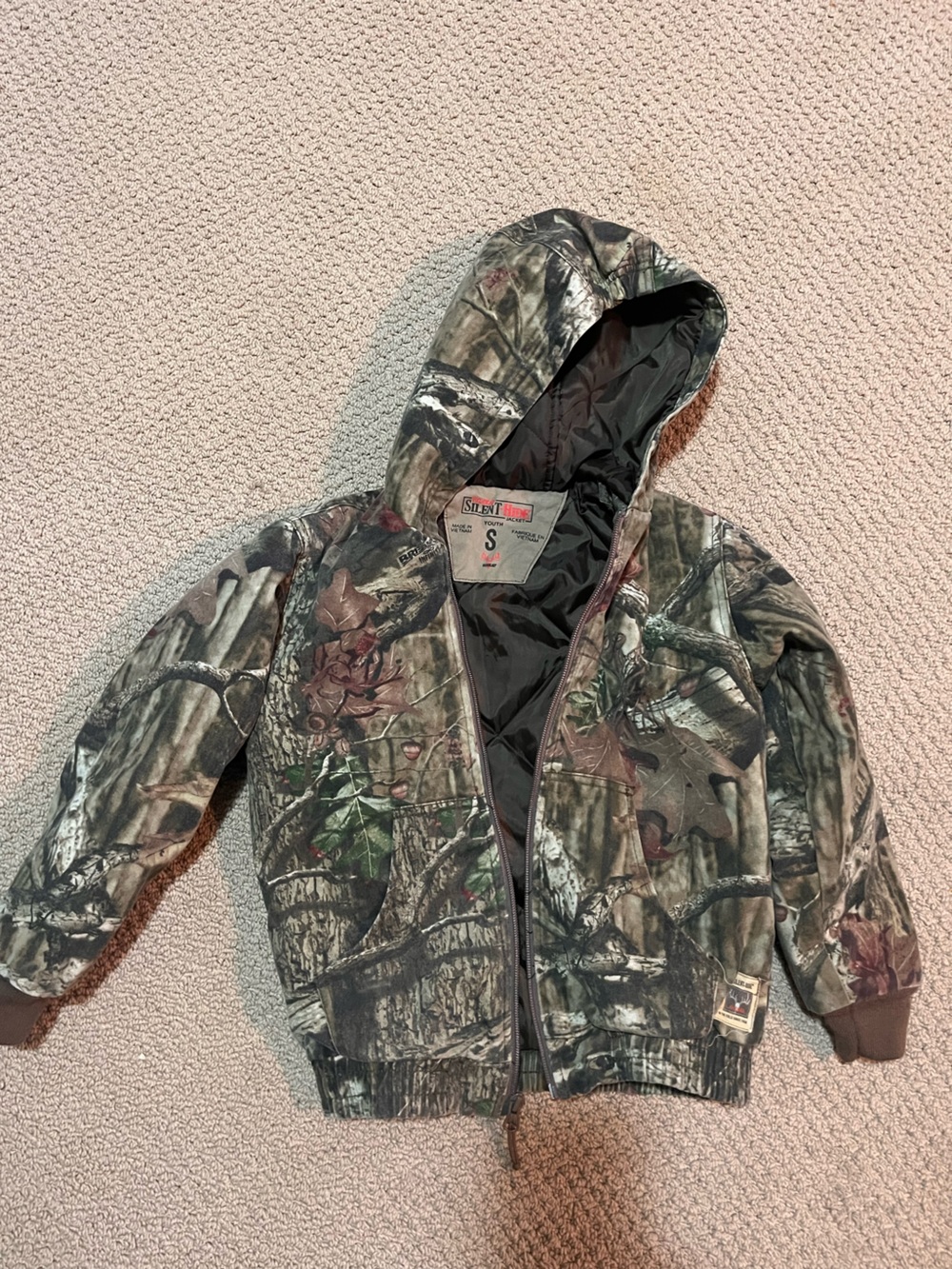 RedHead Kids Camo Jacket - Green/Brown